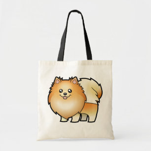 Bolsa Tote Desenhos animados Pomeranian
