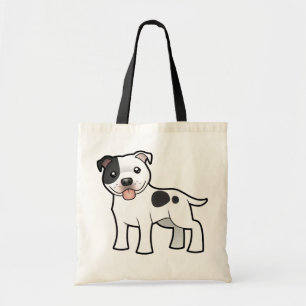 Bolsa Tote Desenhos animados Staffordshire bull terrier