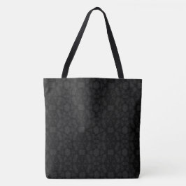 Bolsa Tote Desenhos MODERN de abstrato em mosaico rosa-preto