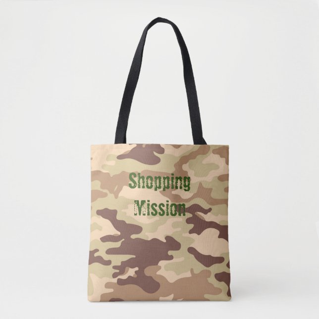 Bolsa Tote Desert Camouflage Brown (Frente)