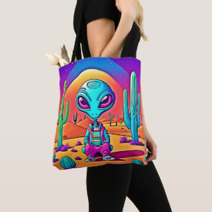 Bolsa Tote Desert Chillin - Arte Alienígena