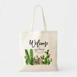 Bolsa Tote Desert Succulent Cactus Wedding Bag