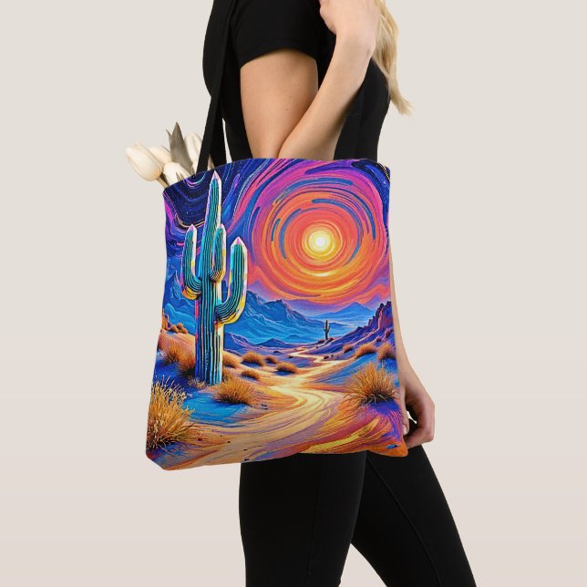 Bolsa Tote Desert Sunset Glow (Close Up)