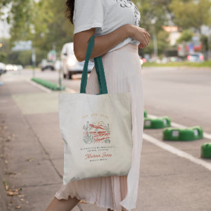 Bolsa Tote Deserto de Modern Boho Saco de Tote de Favor de