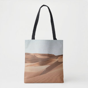 BOLSA TOTE DESERTO SOB O CÉU AZUL CLARO DURANTE O DIA