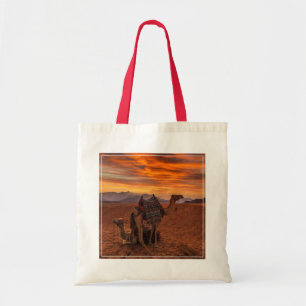 Bolsa Tote Desertos   Bactrian Camel Egypt Sand Dune