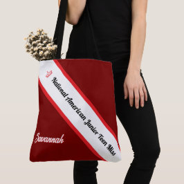 Bolsa Tote Desfile com Faixa Personalizada Coroa D