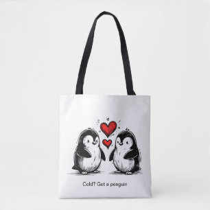 Bolsa Tote Desfile de Amor de Pinguins