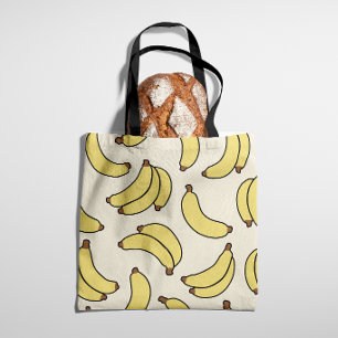 Bolsa Tote Desfile de Banana Manteiga Amarela