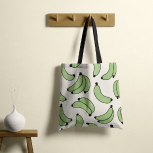 Bolsa Tote Desfile de Banana Verde Salvia