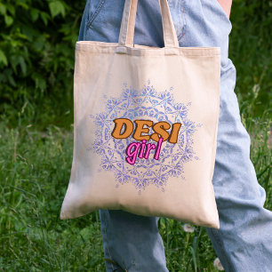Bolsa Tote Desi Girl Chakra Swag