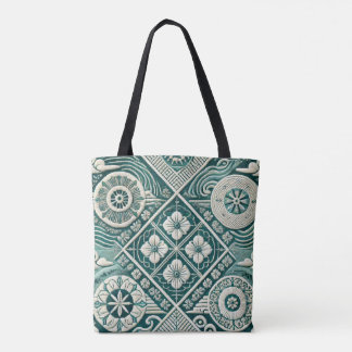 Bolsa Tote Design 1 inspirado em Shashiko