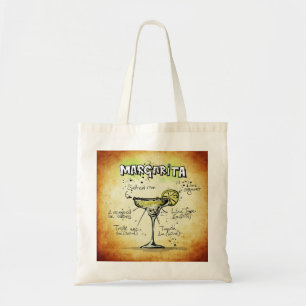 Bolsa Tote Design abstrato do cocktail Margarita Tote Bag