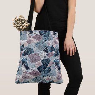 Bolsa Tote Design Abstrato do Terrazzo