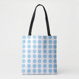 Bolsa Tote Design Bolinhas azul