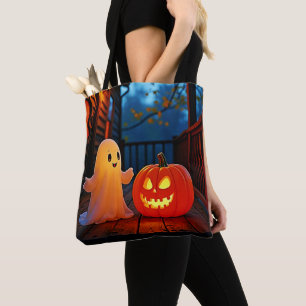 Bolsa Tote Design Brilhante de Dia das Bruxas