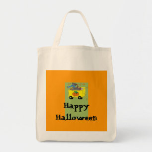 Bolsa Tote Design Caprichoso de Halloween