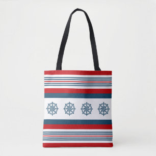 Bolsa Tote Design com tema náutico