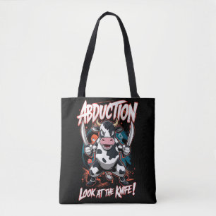Bolsa Tote Design com um caractere de Vaca