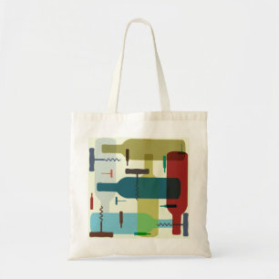 Bolsa Tote Design da garrafa de vinho