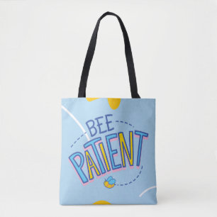 Bolsa Tote "Design de Abelhas Motivacionais Doentes de Bee"