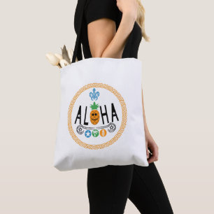 Bolsa Tote Design de Aloha Pineapple - All-Over-Impressão Tot