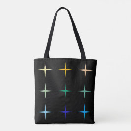 Bolsa Tote Design de Artes Geométricas de Meio século Retroat