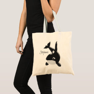 Bolsa Tote Design de baleia