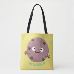 Bolsa Tote Design de biscoito de chocolate inteligente