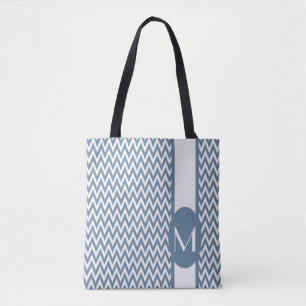 Bolsa Tote Design de Chevron, legante, da Cinza francesa, com