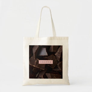 Bolsa Tote Design de Chocolate Rico Personalizado