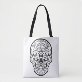 Bolsa Tote Design de crânio