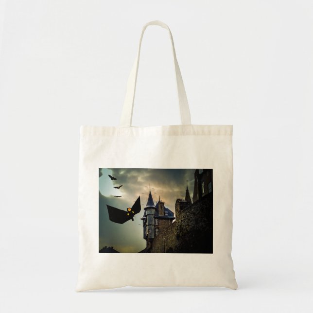 Bolsa Tote Design de diversão para o Halloween (Frente)