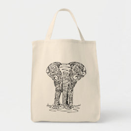 Bolsa Tote design de elefante "Thembo"