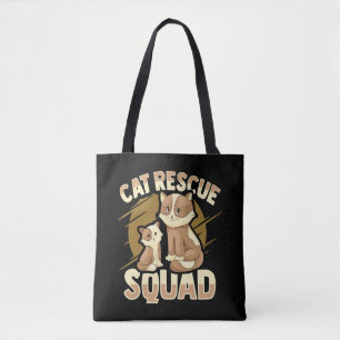 Bolsa Tote Design de Emergência de Gato de Emergência Animal 