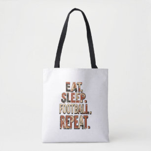 Bolsa Tote Design de Fã de Futebol Clássico Gráfico de Fute