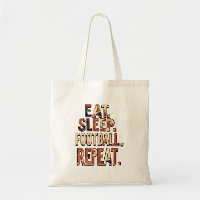 Bolsa Tote Design de fã de futebol retrô | Gráfico de futebol (Frente)