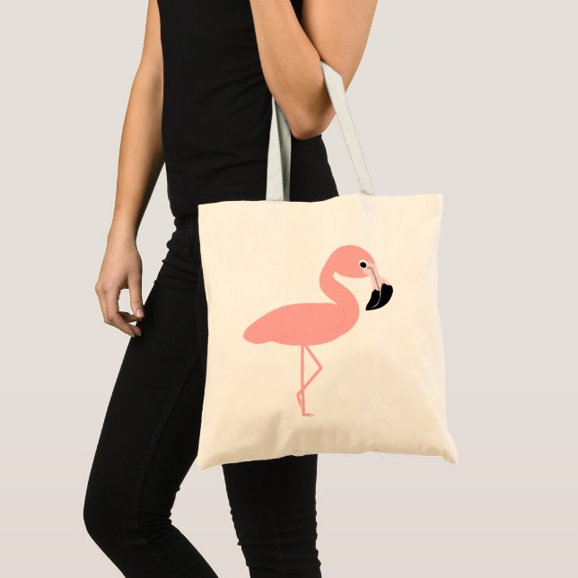 Bolsa Tote Design de Flamingo (Frente (produto))