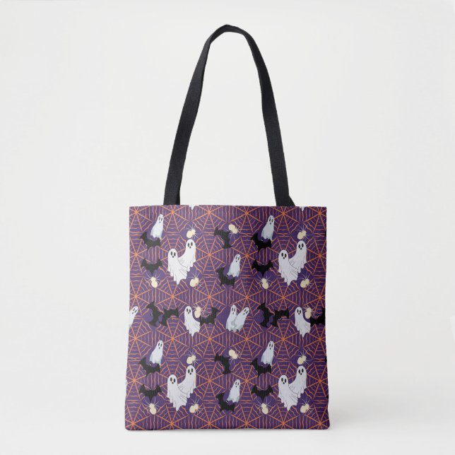 Bolsa Tote Design de Halloween (Frente)