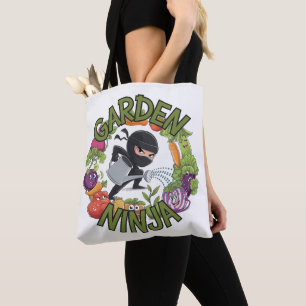 Bolsa Tote Design de Jardim Ninja - Gráfico de Jardinagem Div