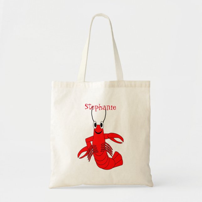 Bolsa Tote Design de Lagosta (Frente)