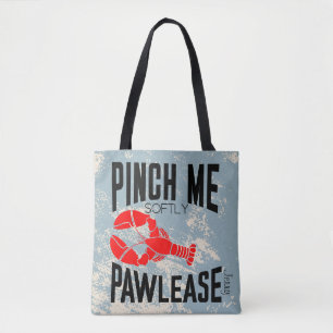 Bolsa Tote Design de lavagantes vermelhos para amantes de ani