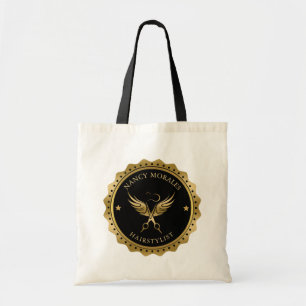 Bolsa Tote Design de logotipo Hairstylist para tesouras Doura