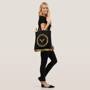 Bolsa Tote Design de logotipo Hairstylist para tesouras Doura