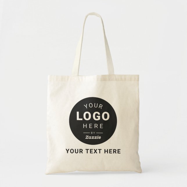 Bolsa Tote Design de Logotipo Personalizado da Empresa (Frente)
