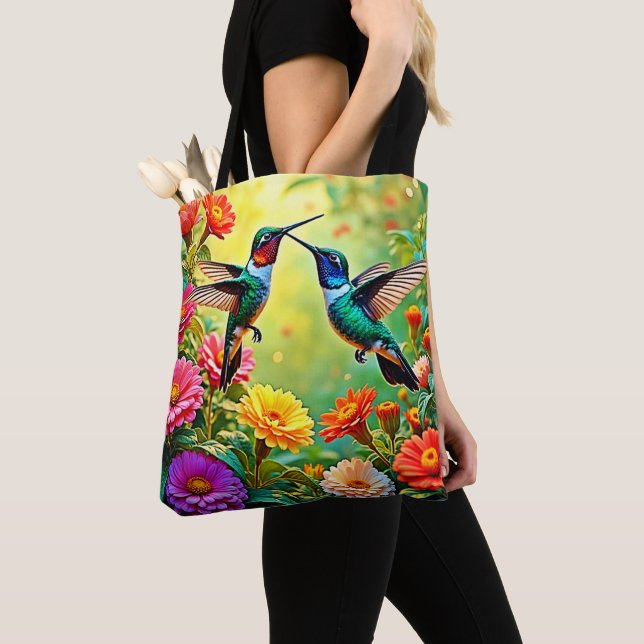 Bolsa Tote Design de Mágica de Beija-Amarelo (Close Up)
