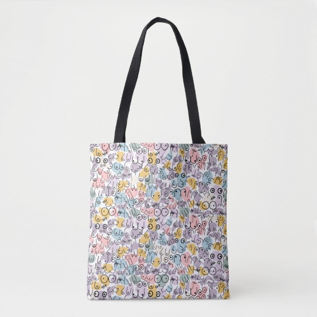 Bolsa Tote design de mama pastel (Frente)