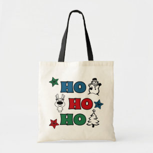 Bolsa Tote Design de Natal Ho-Ho