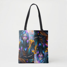 Bolsa Tote Design de Neon Girl