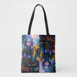 Bolsa Tote Design de Neon Girl